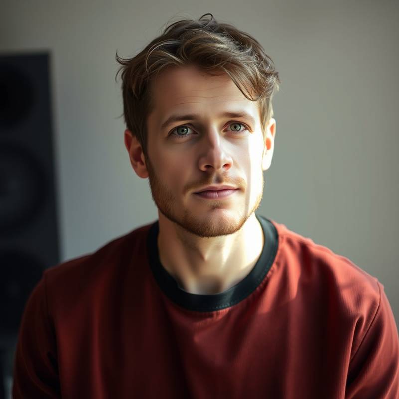 Portrett av Bjørn Hansen, lydprodusent og musiker